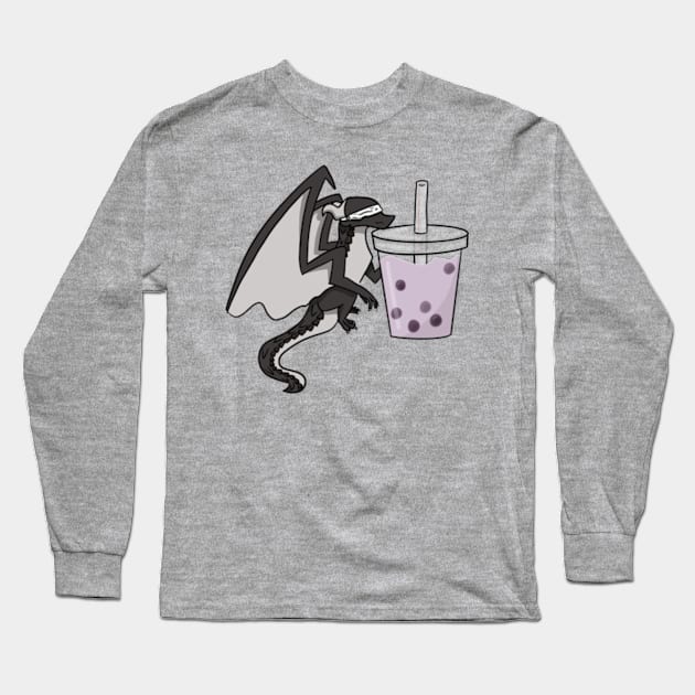 Wings of Fire - Starflight & Bubble tea Long Sleeve T-Shirt by JellyWinkle